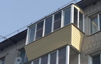балкон с выносом от пола
