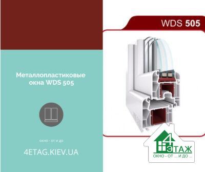 Металопластикові вікна WDS 505