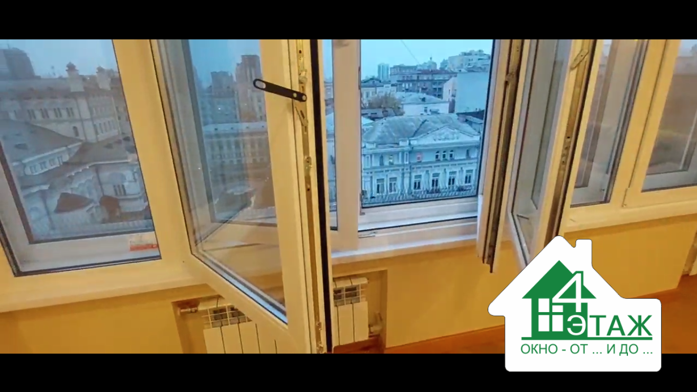 Двухконтурное остекление пластиковыми окнами